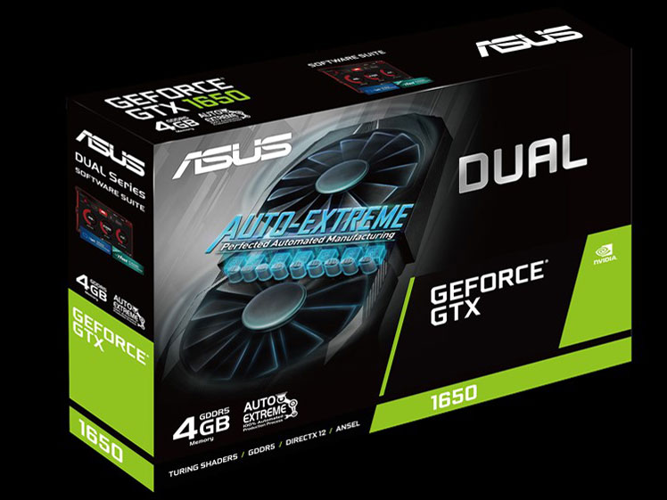 DUAL-GTX1650-4G [PCIExp 4GB]