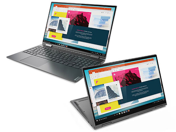 Lenovo Yoga C740 Core i7�E16GB�������[�E512GB SSD�E15.6�^�t��HD�t������ �}���`�^�b�`�Ή� 81TD005HJP �̐��i�摜