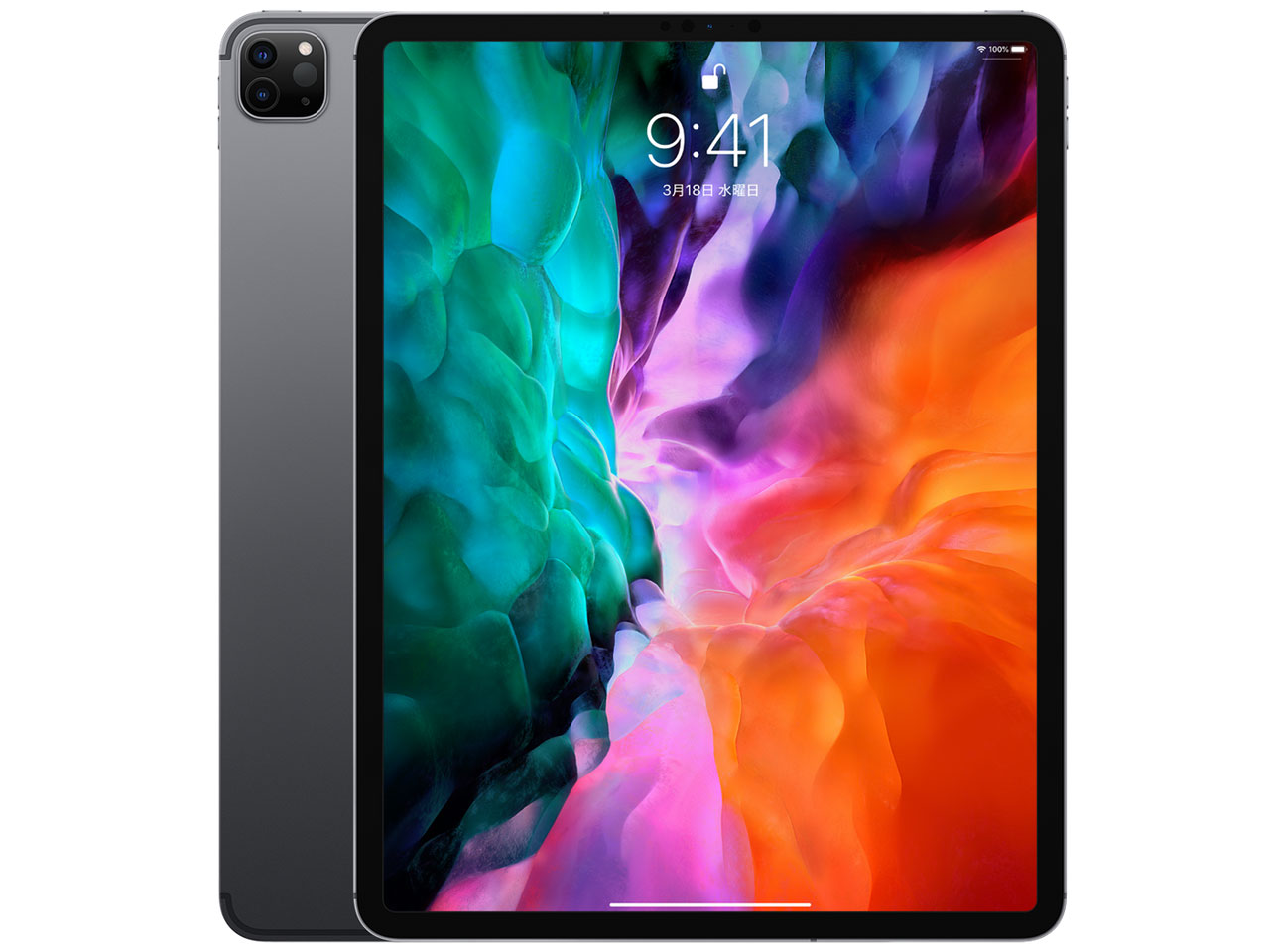 iPad Pro 12.9�C���` ��4���� Wi-Fi+Cellular 256GB 2020�N�t���f�� au [�X�y�[�X�O���C] �̐��i�摜