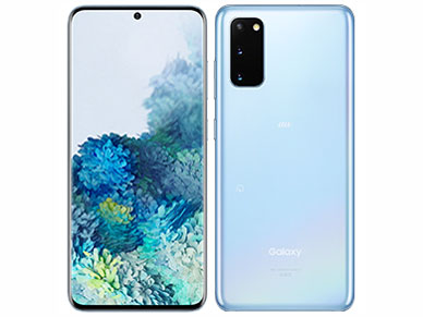価格.com - Galaxy S20 5G SCG01 au [クラウド ブルー] の製品画像