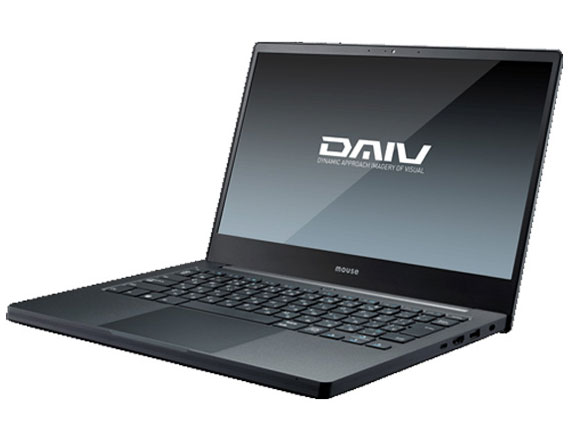 DAIV 3N-KK ���i.com���� Core i7 8709G/Radeon RX Vega M GH/16GB������/512GB NVMe SSD/13.3�^�t��HD�t�����ڃ��f�� �̐��i�摜