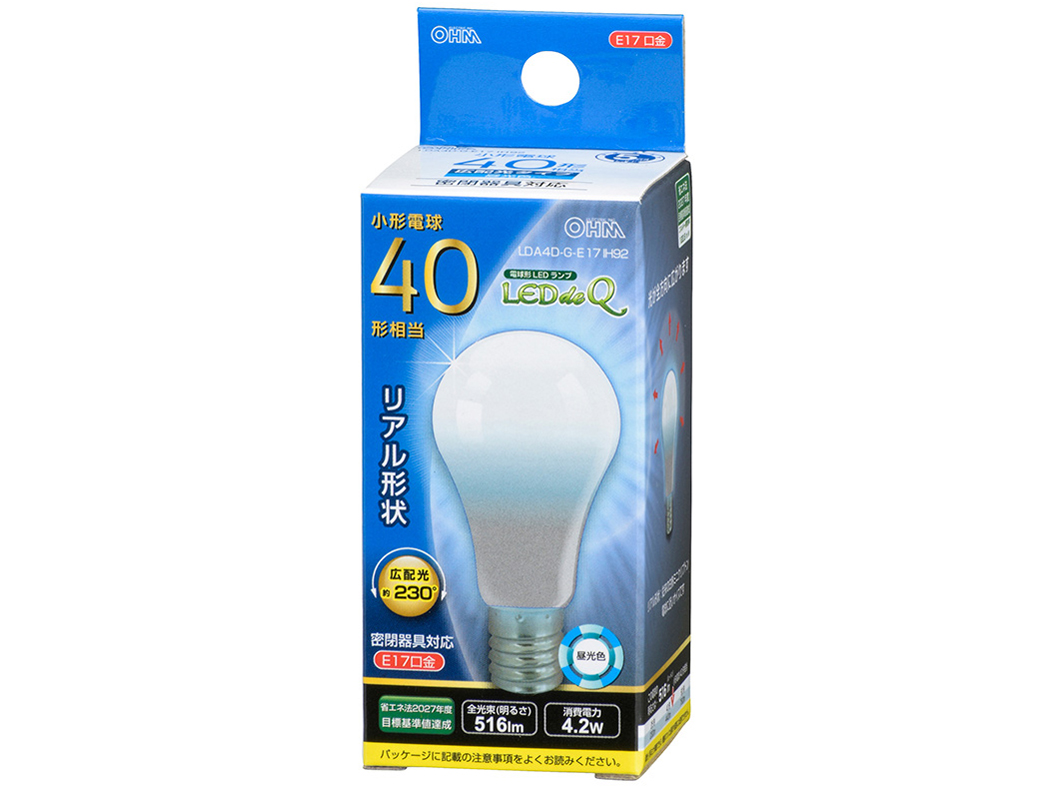 LEDdeQ LDA4D-G-E17 IH92 [�����F] �̐��i�摜