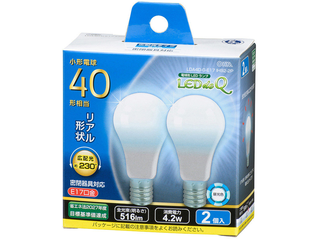 LEDdeQ LDA4D-G-E17IH92-2 [�����F] �̐��i�摜