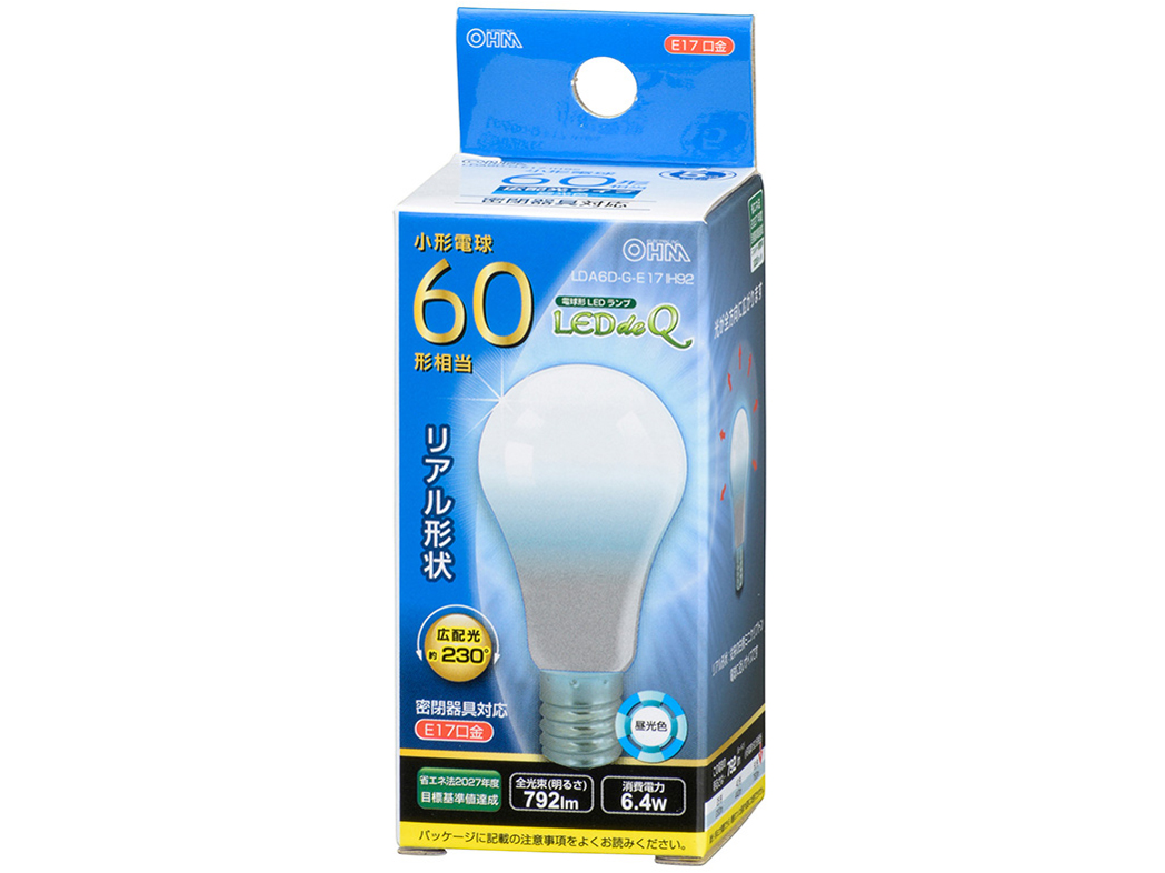 LEDdeQ LDA6D-G-E17 IH92 [�����F] �̐��i�摜