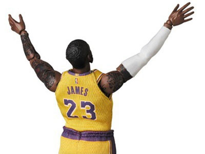 MAFEX LeBron James Los Angeles Lakers