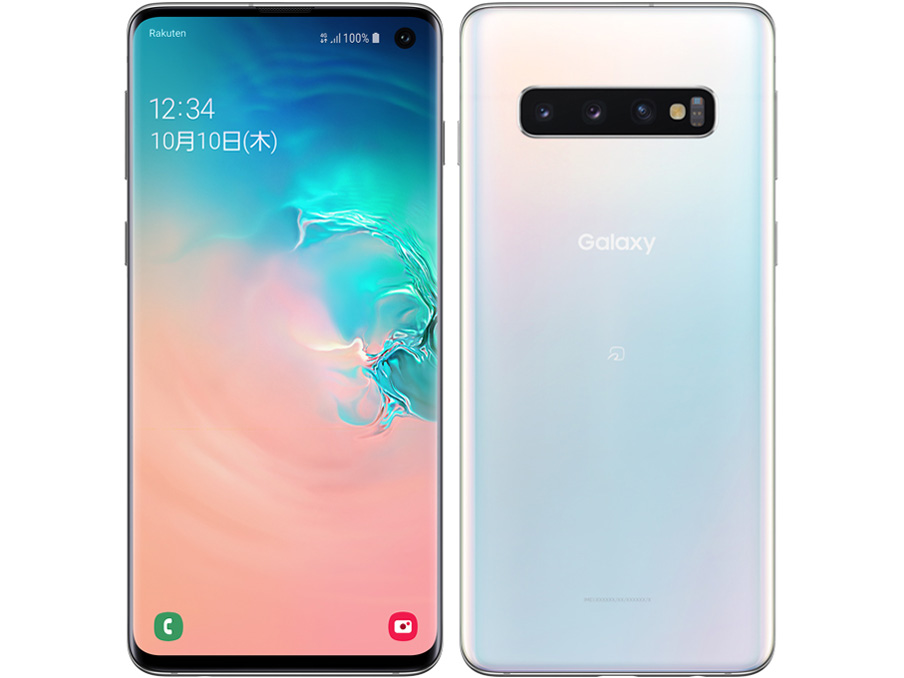 Galaxy S10 �y�V���o�C�� [�v���Y�� �z���C�g] �̐��i�摜