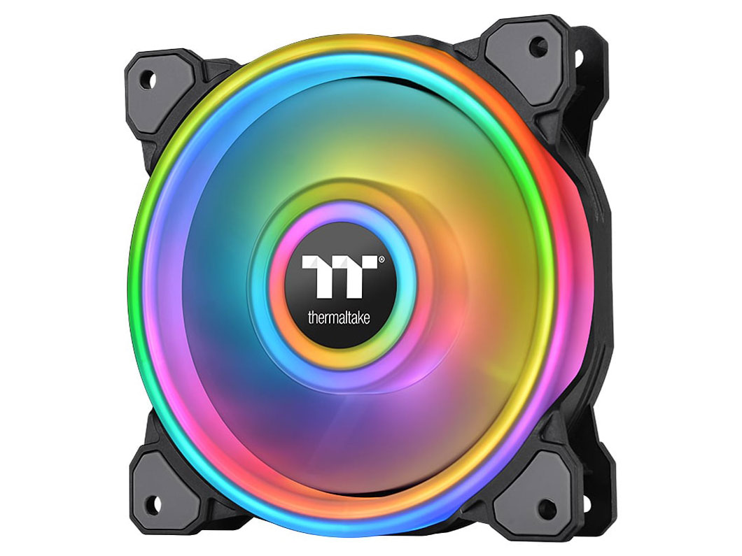 Riing Quad PLUS 14 RGB 3Pack CL-F089-PL14SW-A [�u���b�N] �̐��i�摜