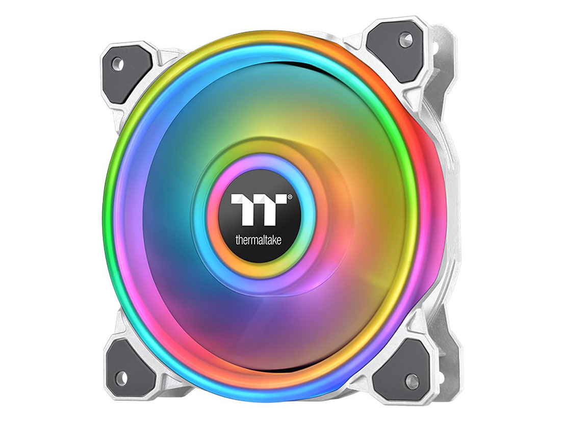 Riing Quad PLUS 14 RGB 3Pack CL-F101-PL14SW-A [�z���C�g] �̐��i�摜