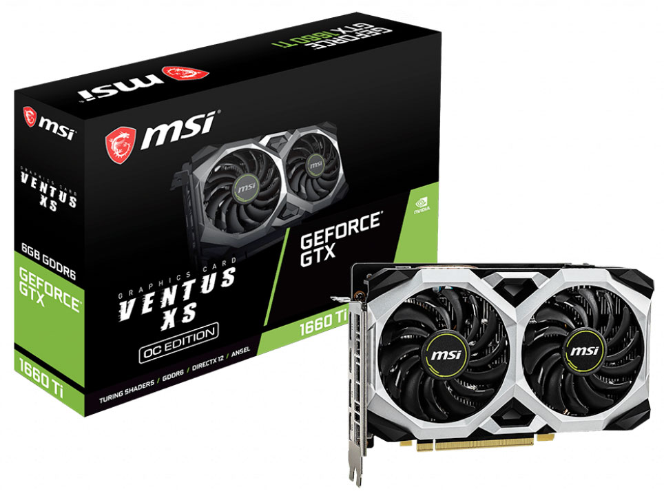 GeForce GTX 1660 Ti VENTUS XS 6G OC [PCIExp 6GB] �̐��i�摜