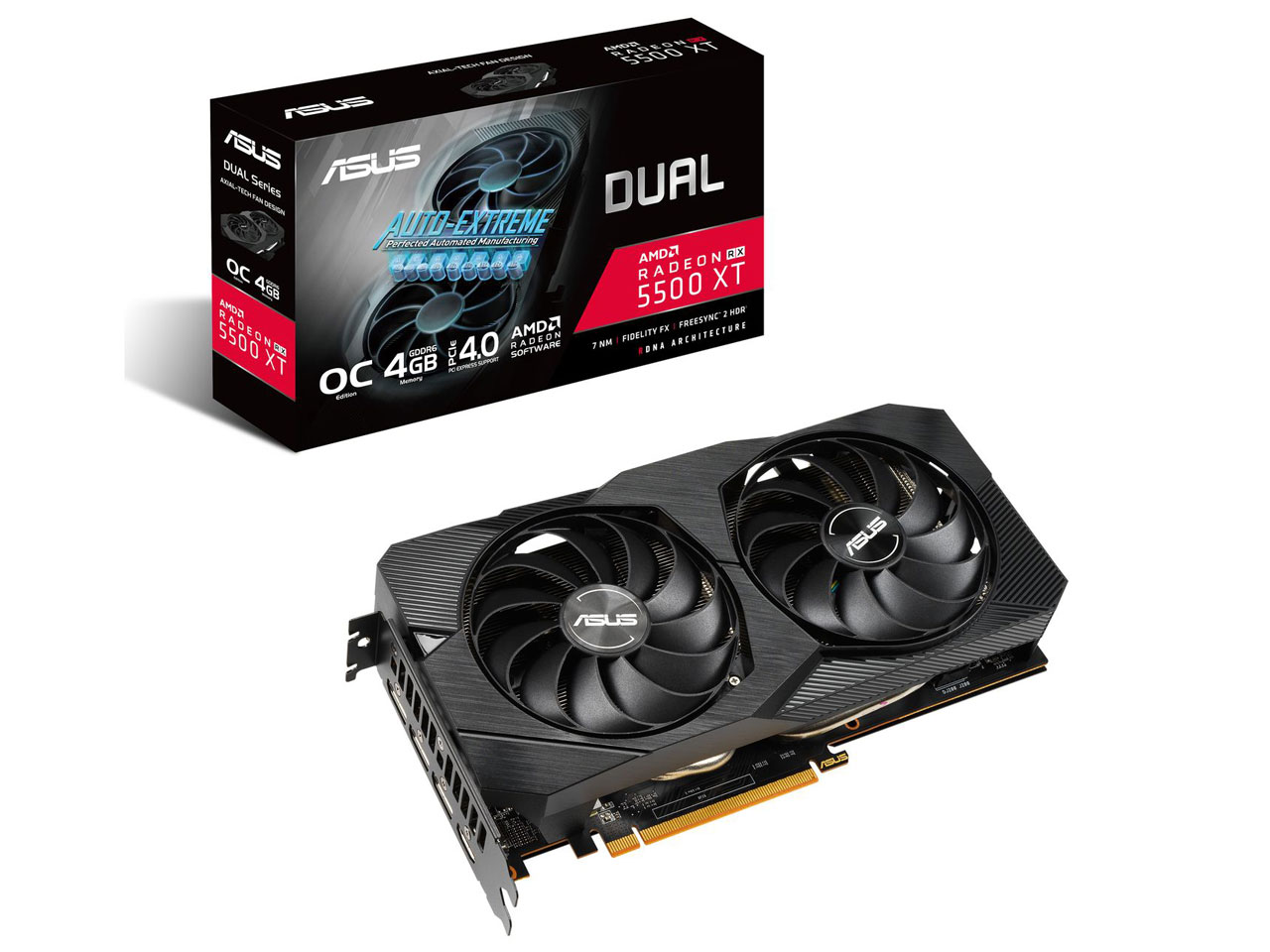 DUAL-RX5500XT-O4G-EVO [PCIExp 4GB] �̐��i�摜