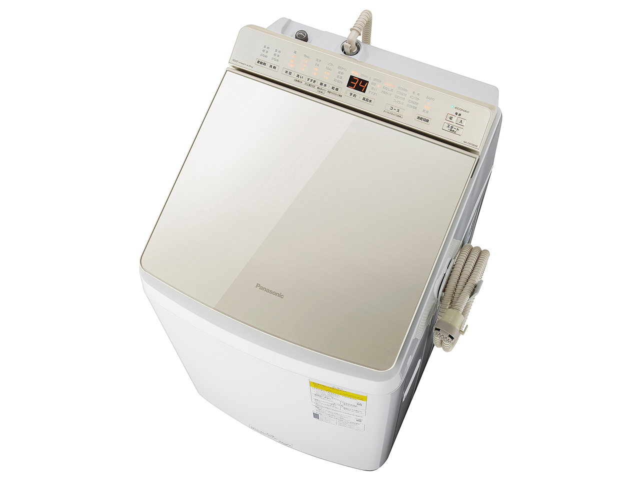 縦型洗濯乾燥機 FWシリーズ シャンパン NA-FW100K8 パナソニック NA-FW100K8-N [シャンパン] 価格比較 - 価格.com