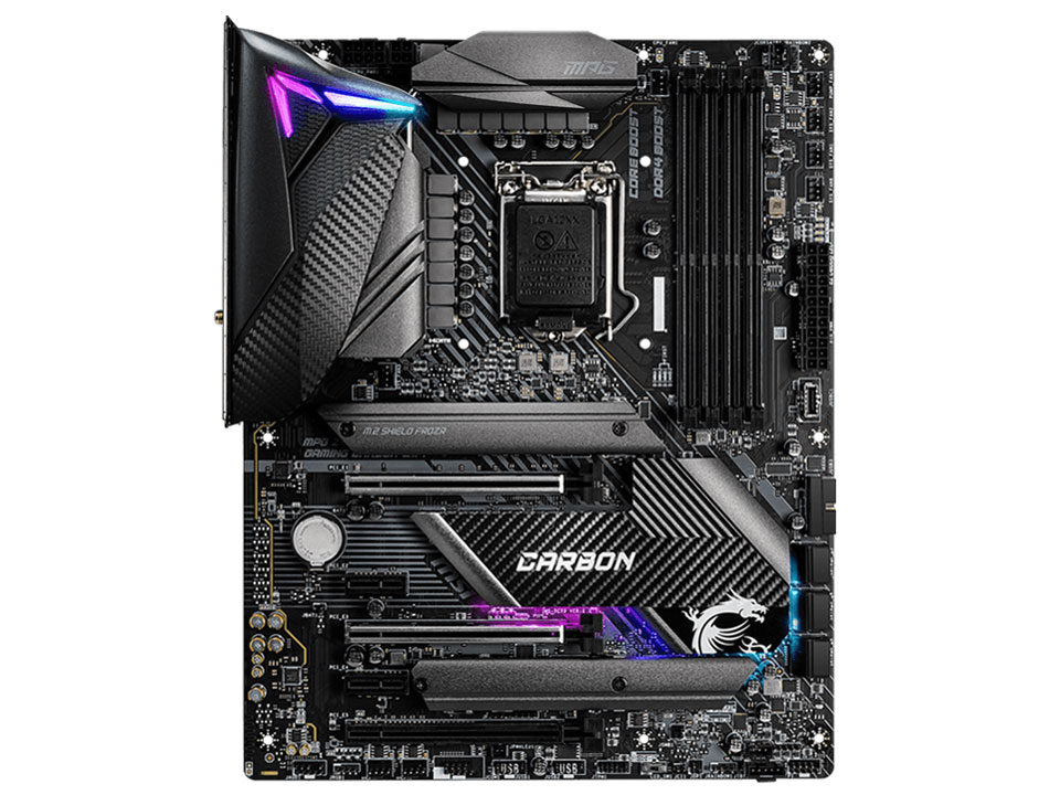 MPG Z490 GAMING CARBON WIFI �̐��i�摜