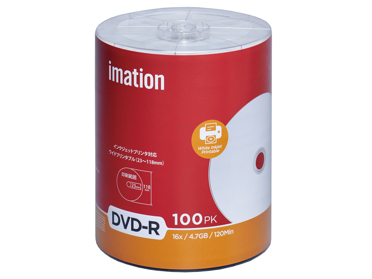 IMD16X [DVD-R 16�{�� 100���g] �̐��i�摜