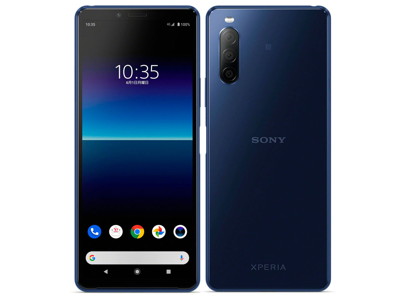 Xperia 10 II ���C���o�C�� [�u���[] �̐��i�摜