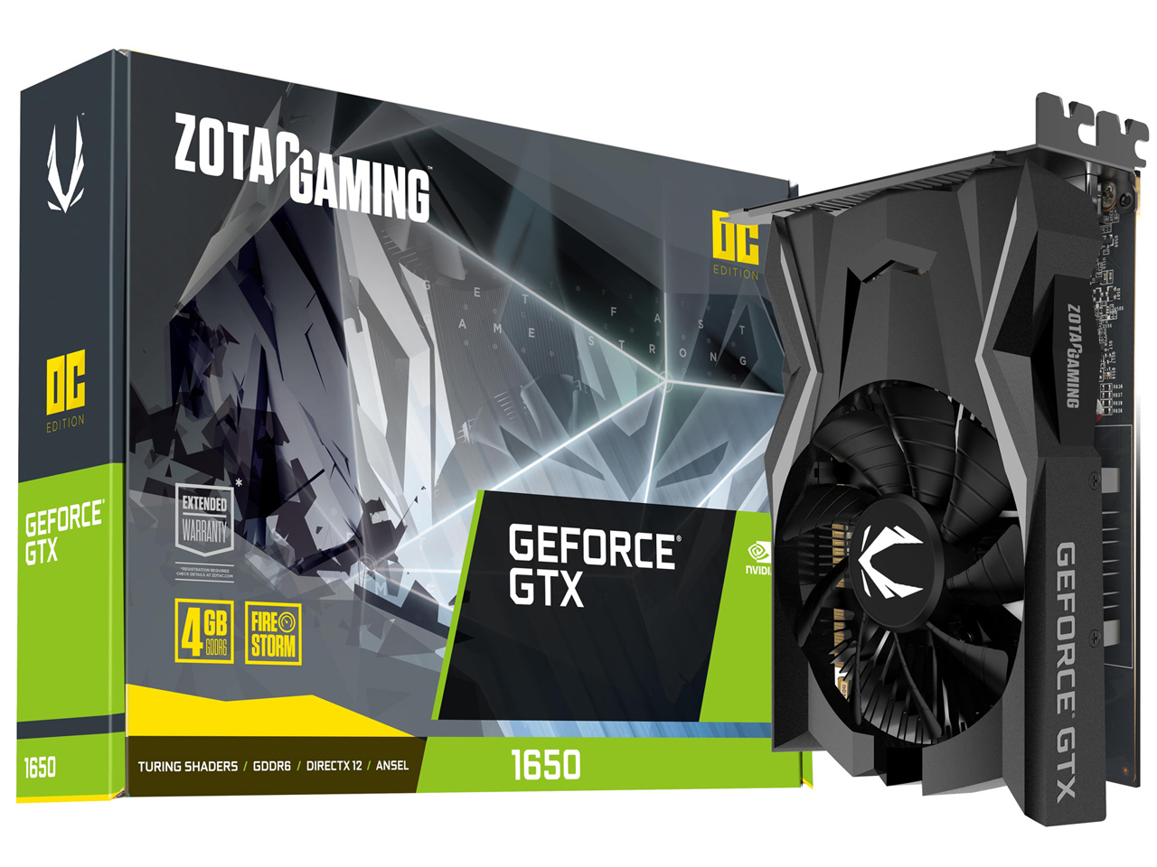 ZOTAC GAMING GeForce GTX 1650 OC GDDR6 ZT-T16520F-10L [PCIExp 4GB] �̐��i�摜