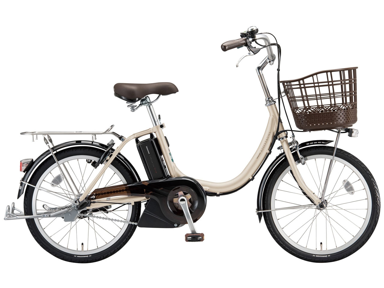ハチドリ№3258 ブリヂストン アシスタポルク 26インチ ホワイト assistault_3P11PC0_blue_a4447f