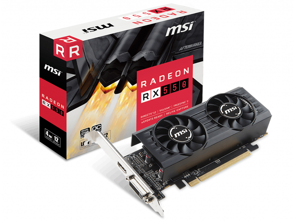 Radeon RX 550 4GT LP OC [PCIExp 4GB] �̐��i�摜
