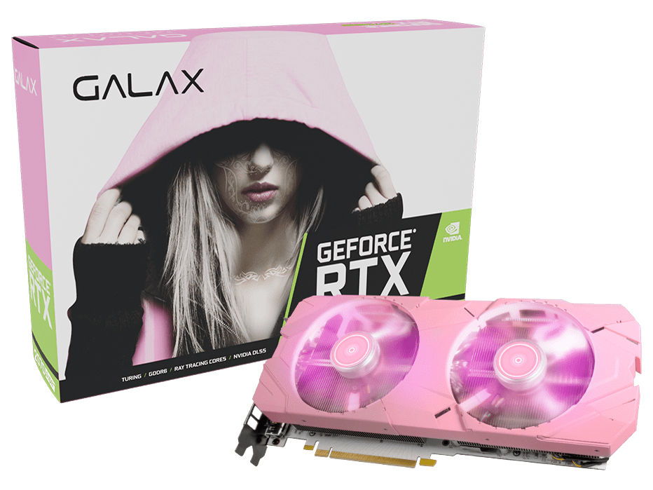 GALAKURO GK-RTX2070SP-E8GB/PINK [PCIExp 8GB] �̐��i�摜