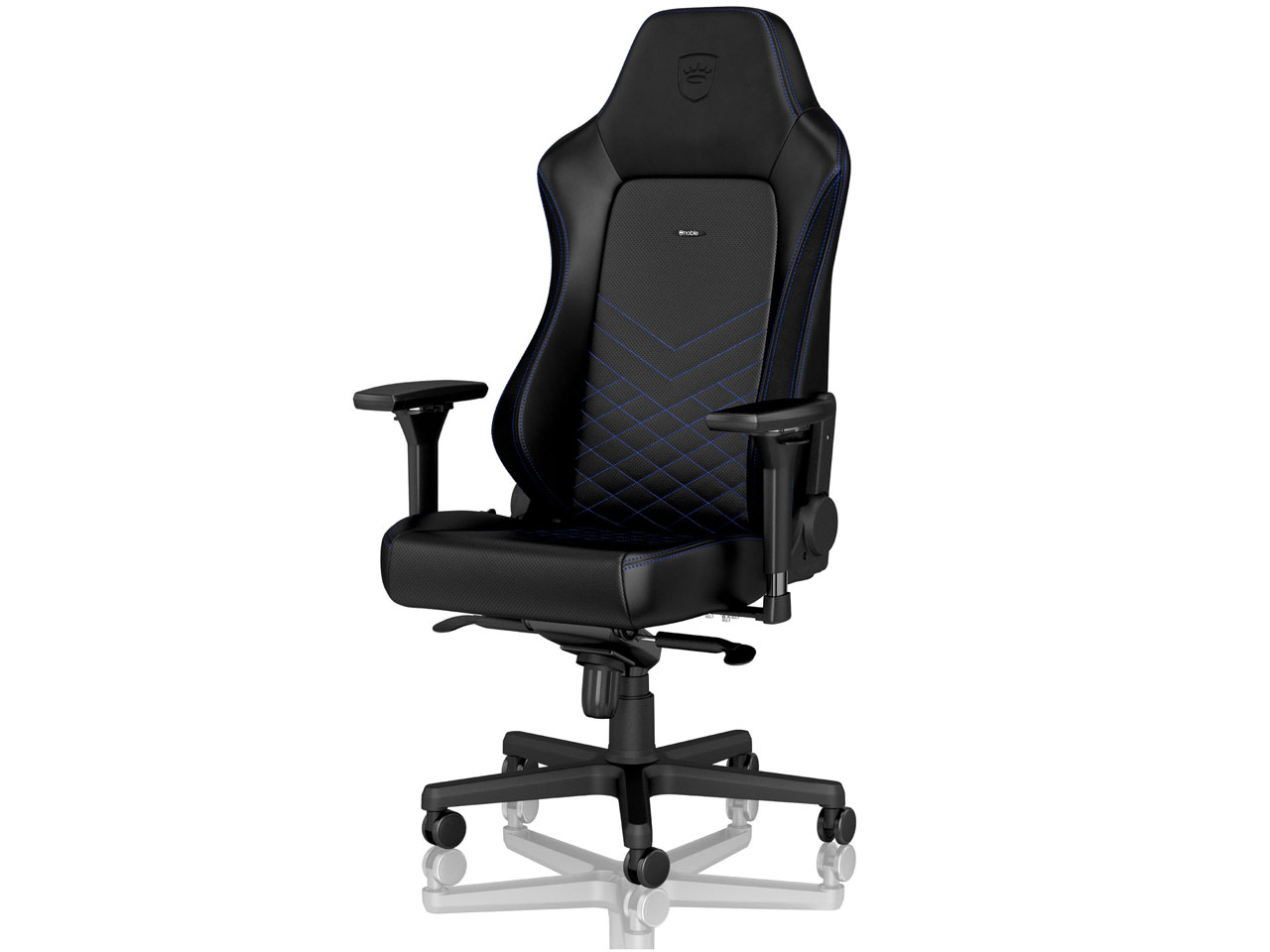 【今週限定値下げ！美品】noblechairs HERO ＋座布団＆肘サポ付き noblechairs ゲーミングチェア｜HERO - BLACK EDITION｜NBL-HRO