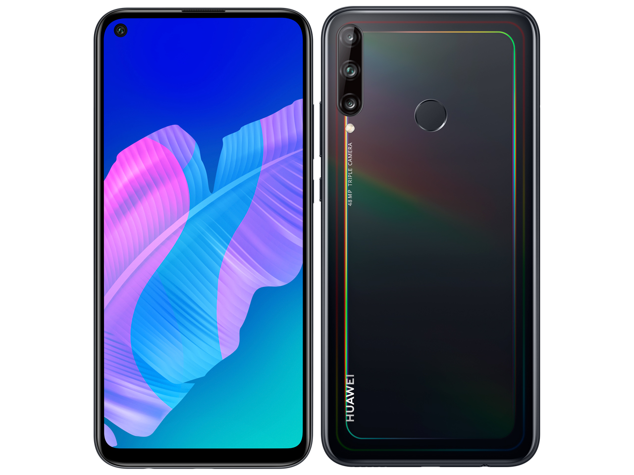 HUAWEI P40 lite E SIM�t���[ [�~�b�h�i�C�g�u���b�N] �̐��i�摜