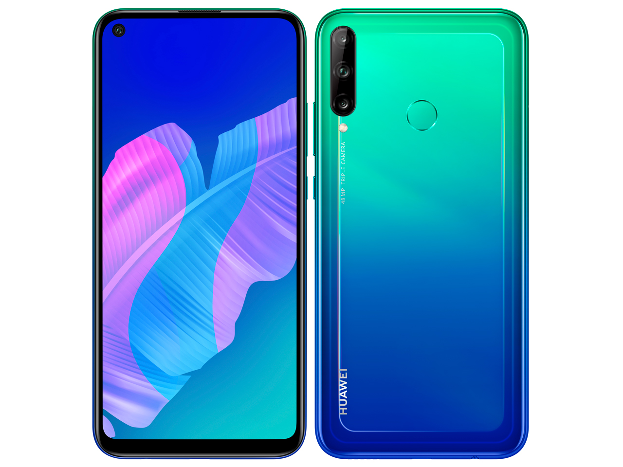 HUAWEI P40 lite E SIM�t���[ [�I�[�����u���[] �̐��i�摜