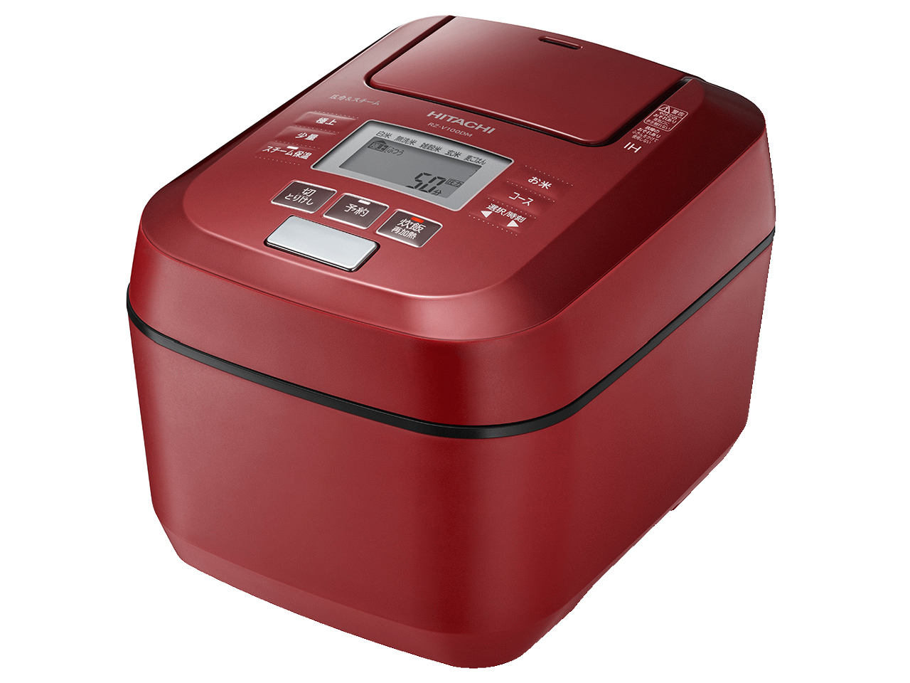 HITACHI 炊飯器 RZ-V100DMふっくら御膳　5.5合 Amazon | 日立 炊飯器 5.5合 圧力IH ふっくら御膳 蒸気カット RZ