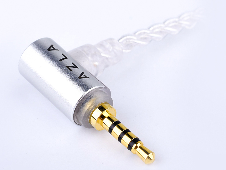 Silver Plated Cable IEM 2pin AZL-SLV-CABLE-2PIN-2.5 2.5mm(4��)��2�s�� [1.2m]