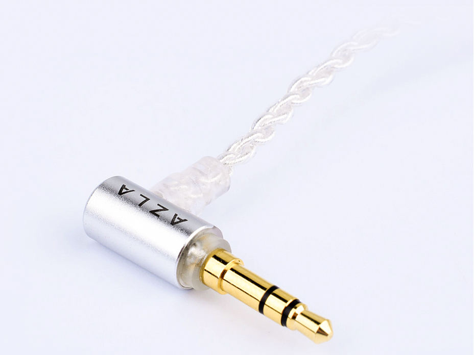 Silver Plated Cable IEM 2pin AZL-SLV-CABLE-2PIN-3.5 �~�j�v���O��2�s�� [1.2m]