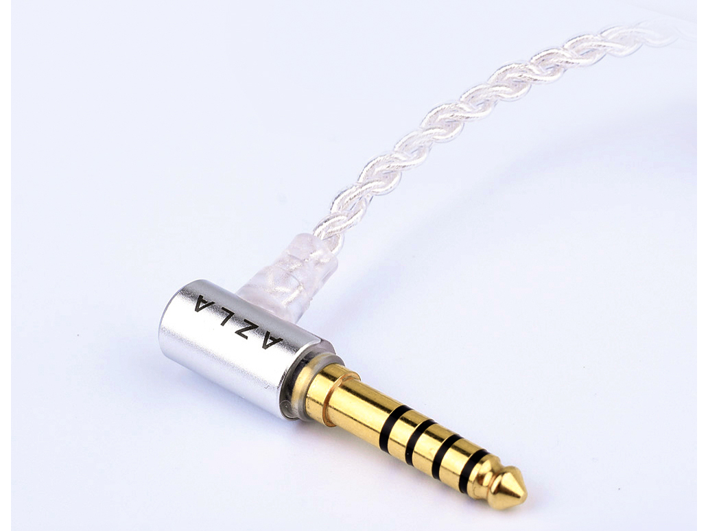 Silver Plated Cable IEM 2pin AZL-SLV-CABLE-2PIN-4.4 4.4mm�o�����X(5��)��2�s�� [1.2m]