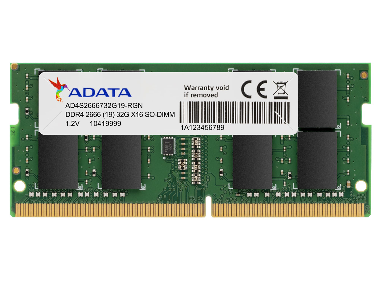 AD4S2666732G19-RGN [SODIMM DDR4 PC4-21300 32GB] �̐��i�摜
