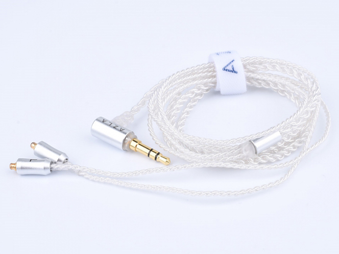Silver Plated Cable AZL-ORTA-CABLE-3.5-SLV �~�j�v���O��MMCX [1.2m] �̐��i�摜