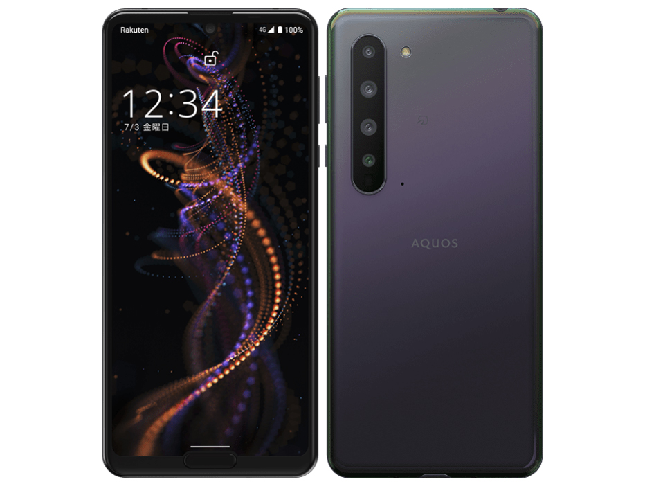AQUOS R5G �y�V���o�C�� [�u���b�N���C] �̐��i�摜