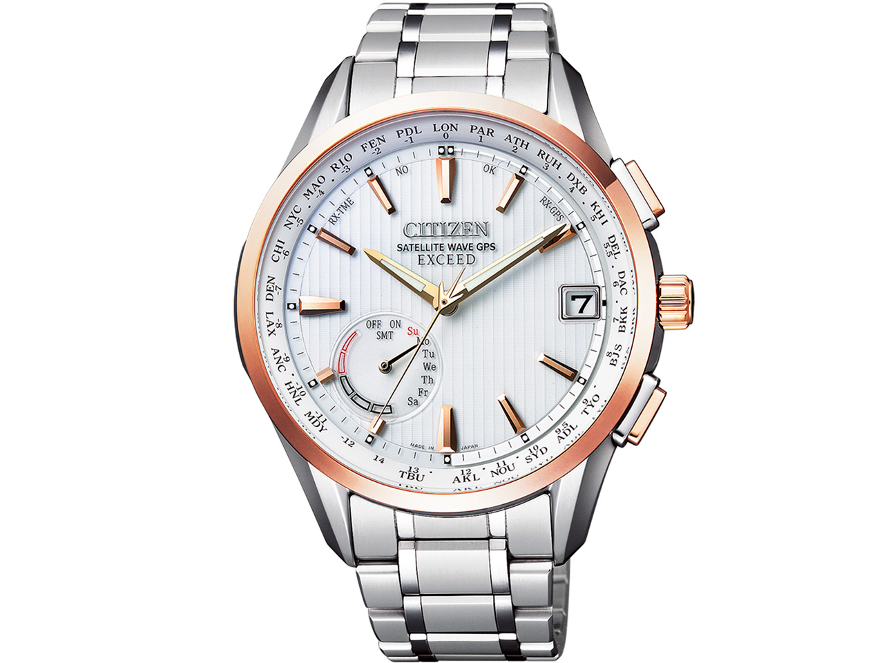 シチズン エクシード エコ・ドライブ電波時計 ダイレクトフライト