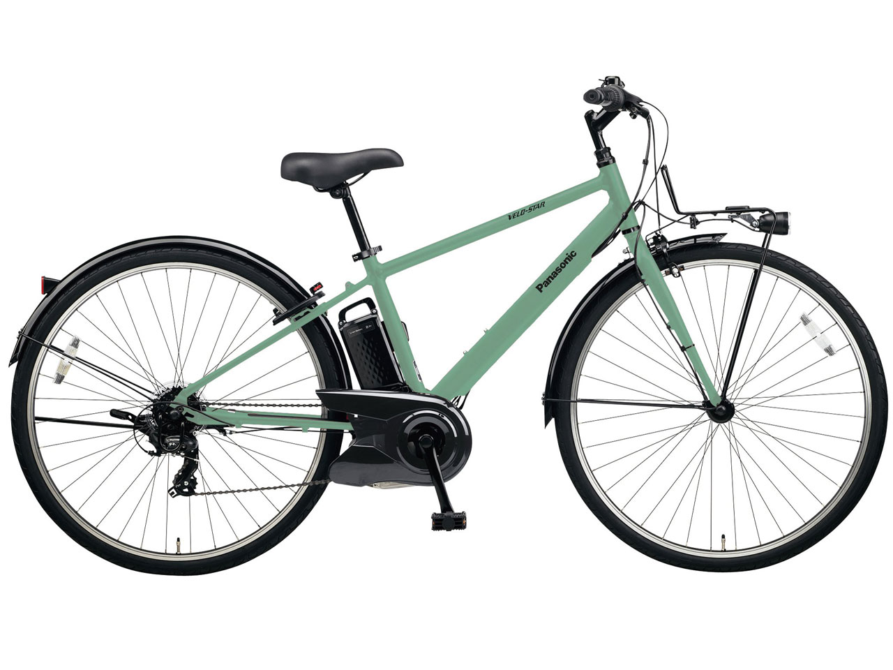 adidas　電動自転車 ベロスター BE-ELVS772 パナソニック ベロスター BE-ELVS772-G [グリーン] + 専用充電器