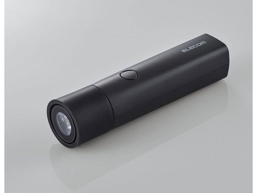 �h��LED�t ���o�C���o�b�e�� �����d���^ DE-M20L-3350BK [�u���b�N] �̐��i�摜