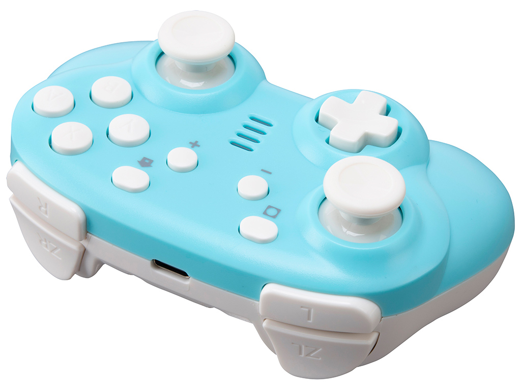 CYBER�E�W���C���R���g���[���[ �~�j �����^�C�v 2�Z�b�g(SWITCH�p) CY-NSGYCMB2-LB [���C�g�u���[]