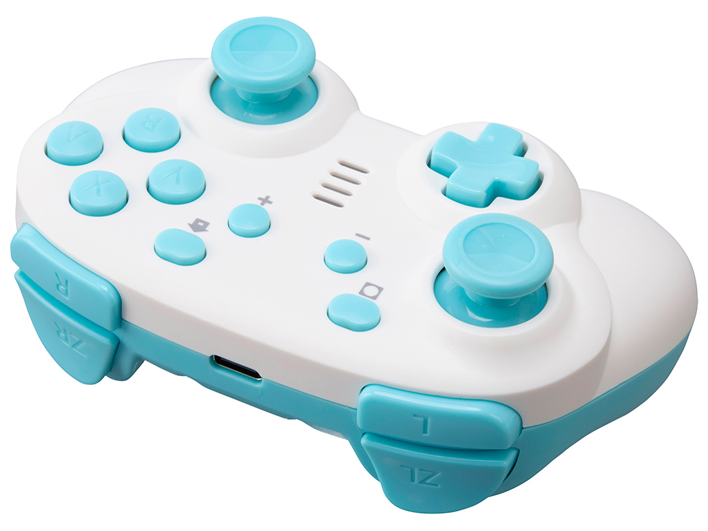 CYBER�E�W���C���R���g���[���[ �~�j �����^�C�v 2�Z�b�g(SWITCH�p) CY-NSGYCMB2-LB [���C�g�u���[]