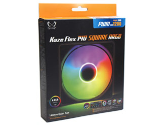 KAZE FLEX 140 SQUARE ARGB PWM 1200RPM KF1425FD12SAR-P