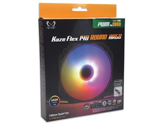 KAZE FLEX 140 ROUND ARGB PWM 1800RPM KF1425FD18AR-P