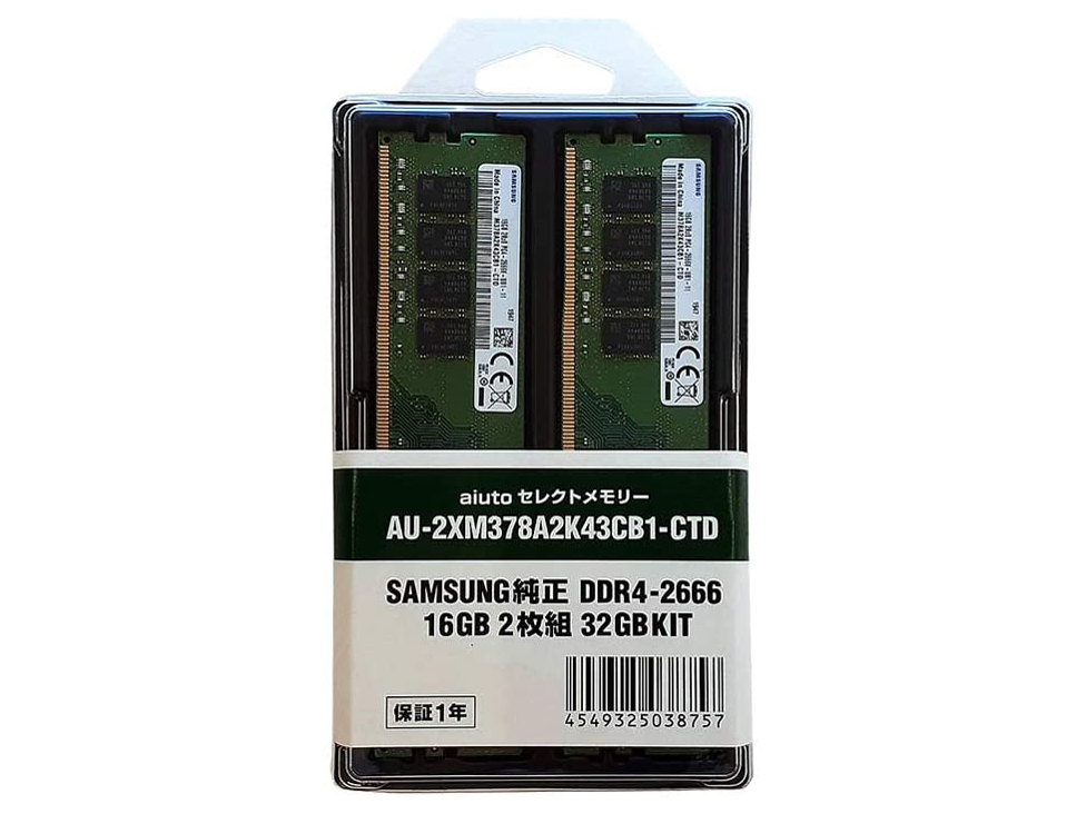 aiuto�Z���N�g�������[ AU-2XM378A2K43CB1-CTD [DDR4 PC4-21300 16GB 2���g] �̐��i�摜