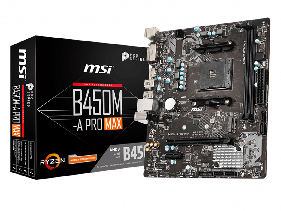 Msi b450m a pro max разгон