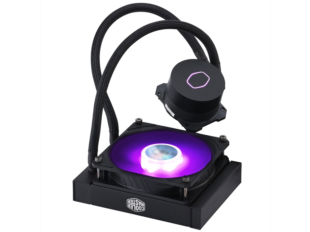w{4x MasterLiquid ML120L V2 RGB MLW-D12M-A18PC-R2 [ubN] ̐i摜