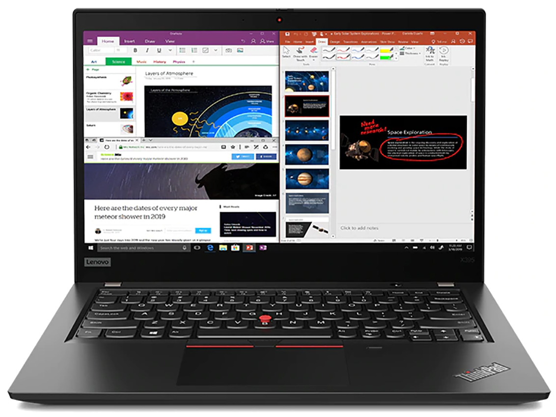 ThinkPad X395 AMD Ryzen 5 Pro�E16GB�������[�E256GB SSD 13.3�^�t��HD�t������ 20NLS06G00
