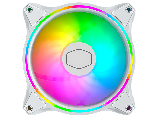 MasterFan MF120 Halo White Edition MFL-B2DW-18NPA-R1 �̐��i�摜