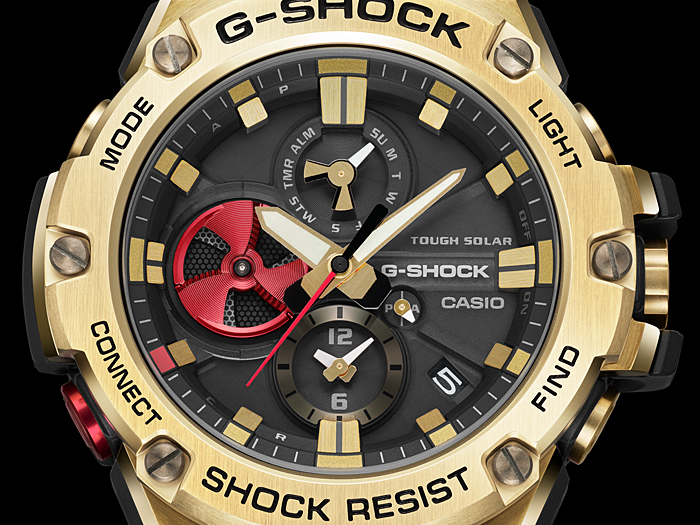 G-SHOCK ���� �ۑI��V�O�l�`���[���f�� GST-B100RH-1AJR