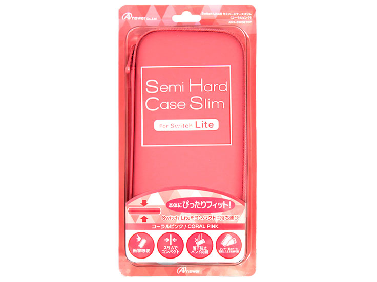Switch Lite�p �Z�~�n�[�h�P�[�X �X���� ANS-SW087CP [�R�[�����s���N]