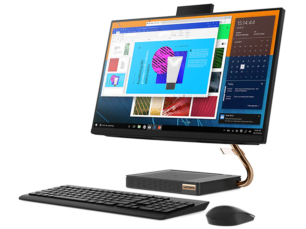 IdeaCentre A550i 23.8�^�t��HD�t�� Core i3�E8GB�������[�E1TB HDD���� �I�t�B�X�t�� F0FB0020JP �̐��i�摜