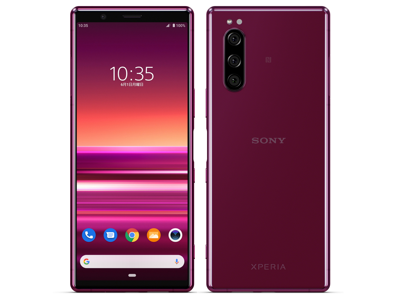Xperia 5 SIM�t���[ [���b�h] �̐��i�摜