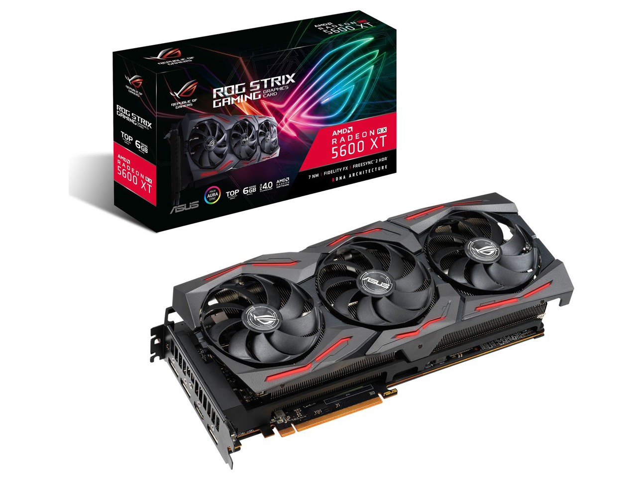 ROG-STRIX-RX5600XT-T6G-GAMING [PCIExp 6GB] �̐��i�摜