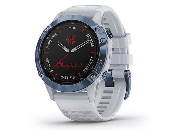 【美品】Garmin ガミン Fenix 6 Pro Dual Power ガーミン fenix 6 Pro Dual Power 010-02410-34 [Ti Mineral